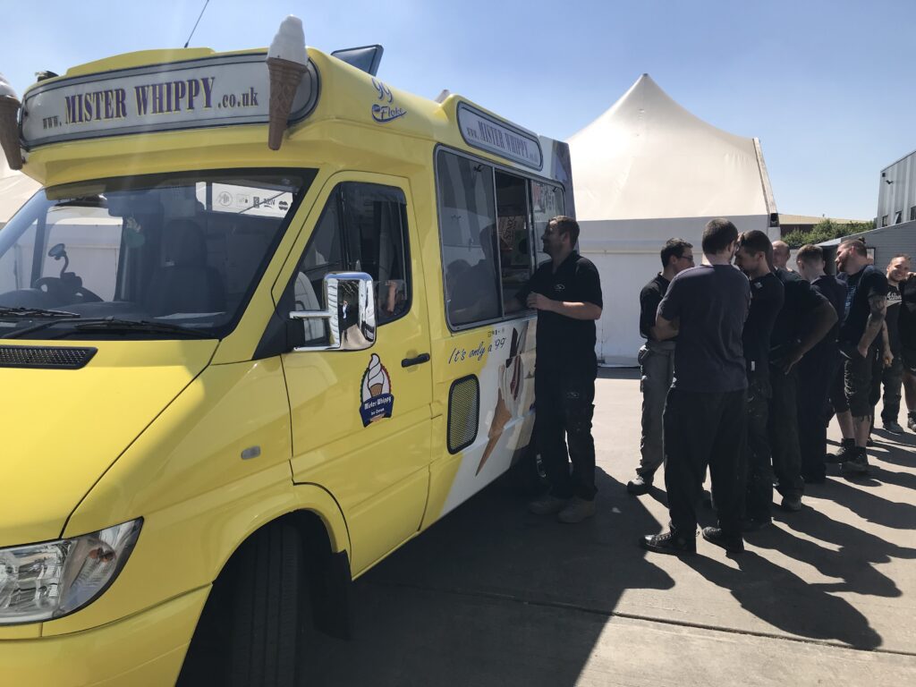 Ice Cream van for hire covering Manchester Oldham, Tameside and Derbyshire