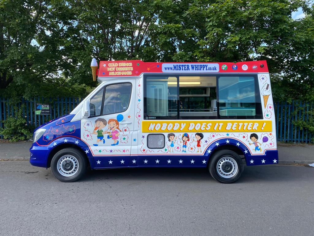 Mister Whippy Ice Cream Van Hire - Serving Manchesterand the whole of the North West
